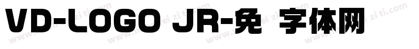 VD-LOGO JR字体转换